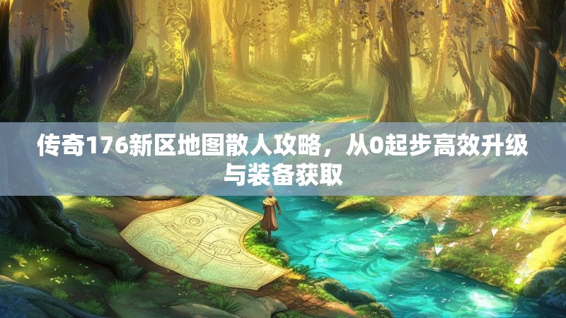 传奇176新区地图散人攻略，从0起步高效升级与装备获取