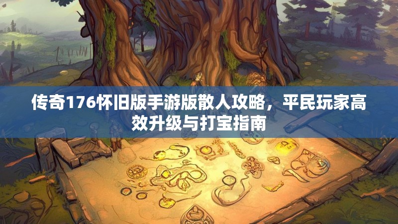 传奇176怀旧版手游版散人攻略,平民玩家高效升级与打宝指南