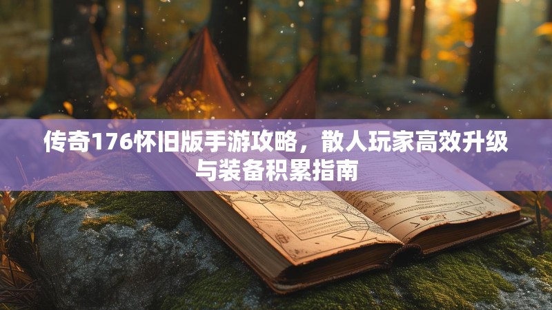 传奇176怀旧版手游攻略，散人玩家高效升级与装备积累指南