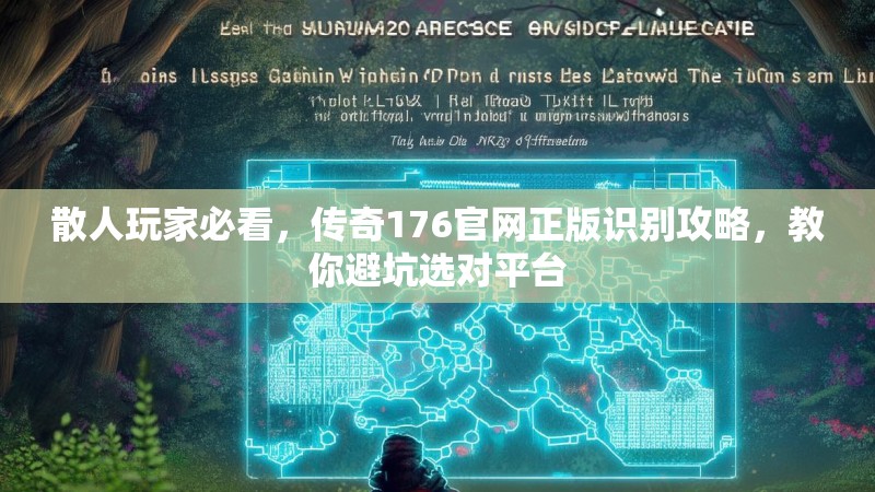 散人玩家必看，传奇176官网正版识别攻略，教你避坑选对平台
