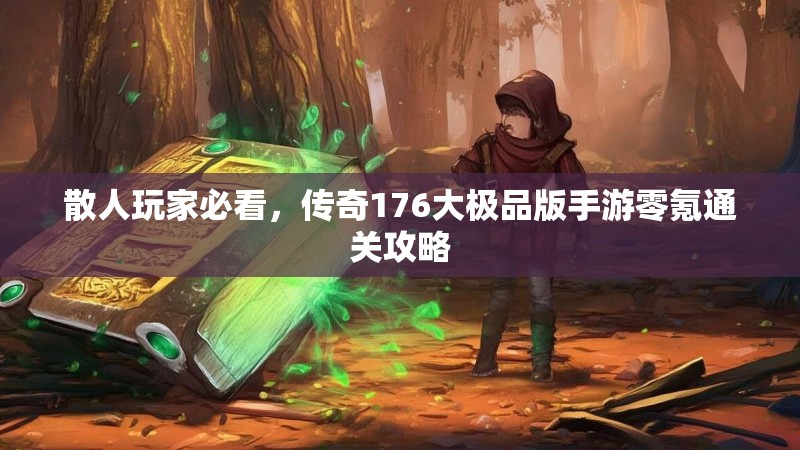 散人玩家必看，传奇176大极品版手游零氪通关攻略