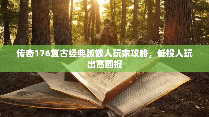 传奇176复古经典版散人玩家攻略，低投入玩出高回报