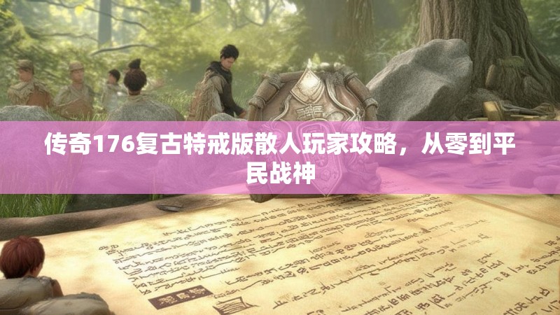 传奇176复古特戒版散人玩家攻略，从零到平民战神