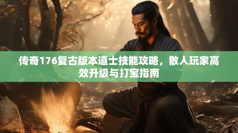 传奇176复古版本道士技能攻略，散人玩家高效升级与打宝指南
