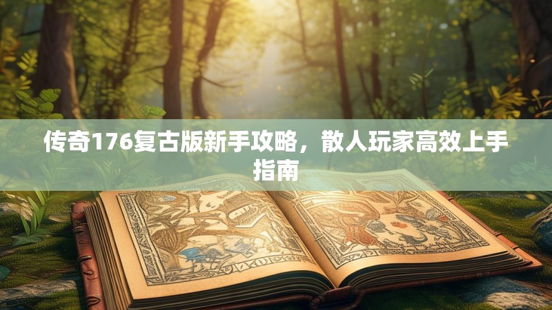 传奇176复古版新手攻略，散人玩家高效上手指南