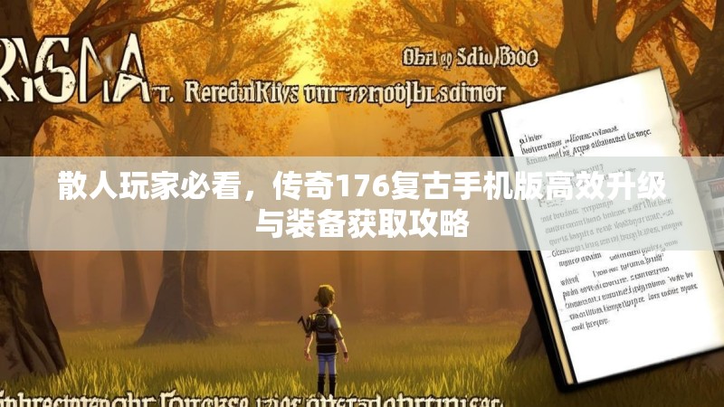 散人玩家必看,传奇176复古手机版高效升级与装备获取攻略