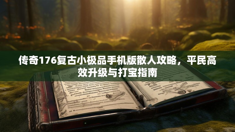 传奇176复古小极品手机版散人攻略，平民高效升级与打宝指南