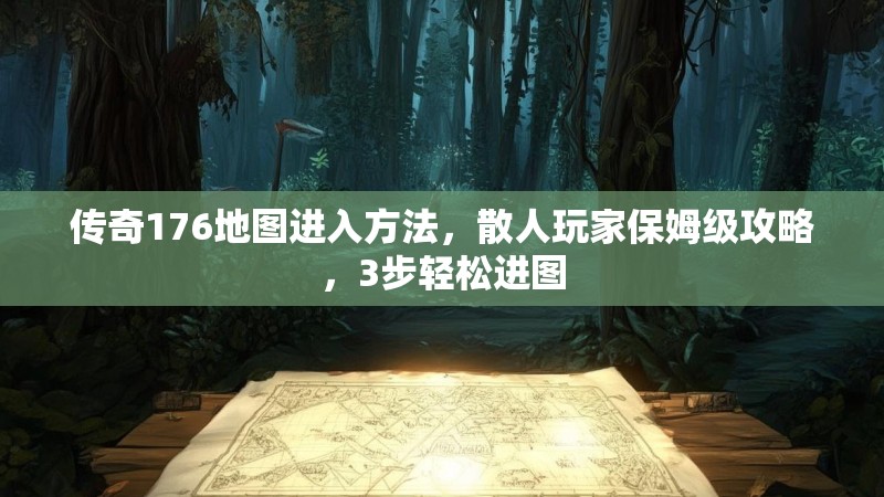 传奇176地图进入方法,散人玩家保姆级攻略,3步轻松进图