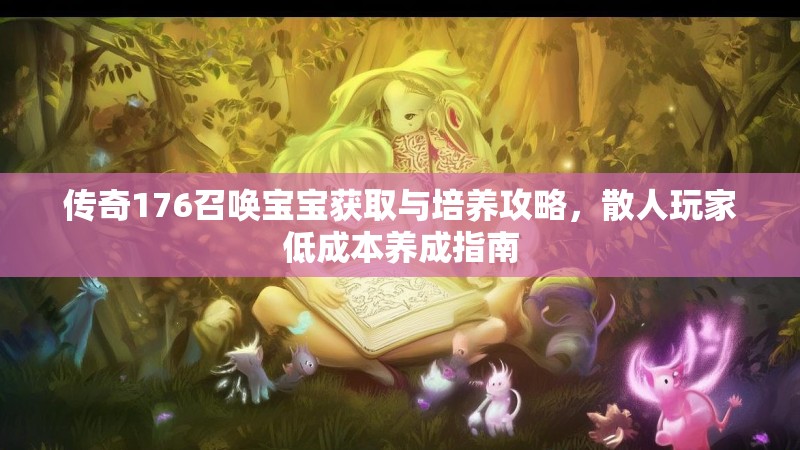 传奇176召唤宝宝获取与培养攻略，散人玩家低成本养成指南