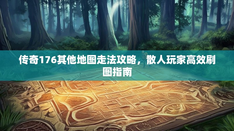 传奇176其他地图走法攻略，散人玩家高效刷图指南