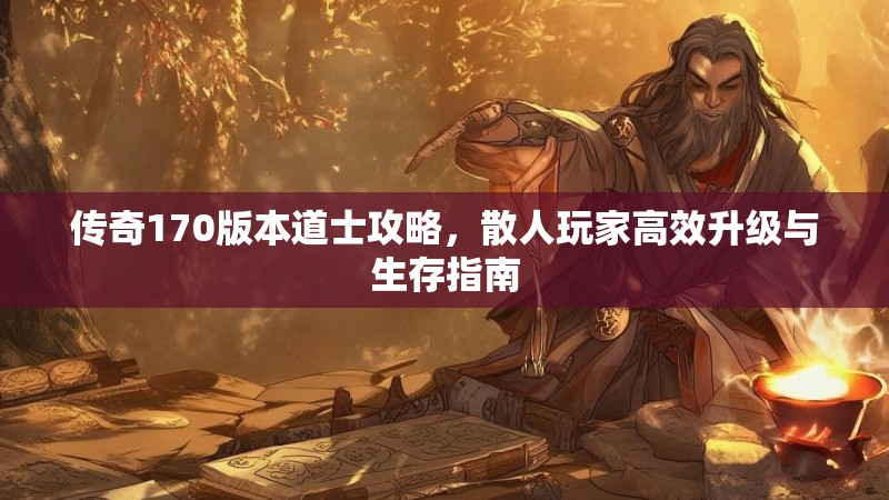 传奇170版本道士攻略，散人玩家高效升级与生存指南