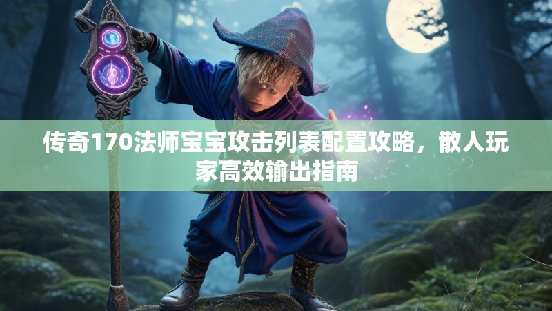传奇170法师宝宝攻击列表配置攻略，散人玩家高效输出指南