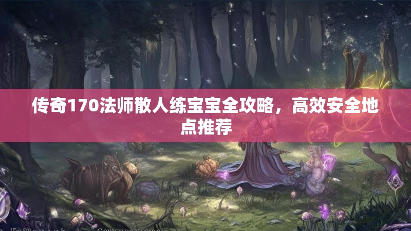 传奇170法师散人练宝宝全攻略，高效安全地点推荐