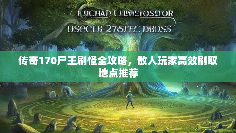 传奇170尸王刷怪全攻略，散人玩家高效刷取地点推荐