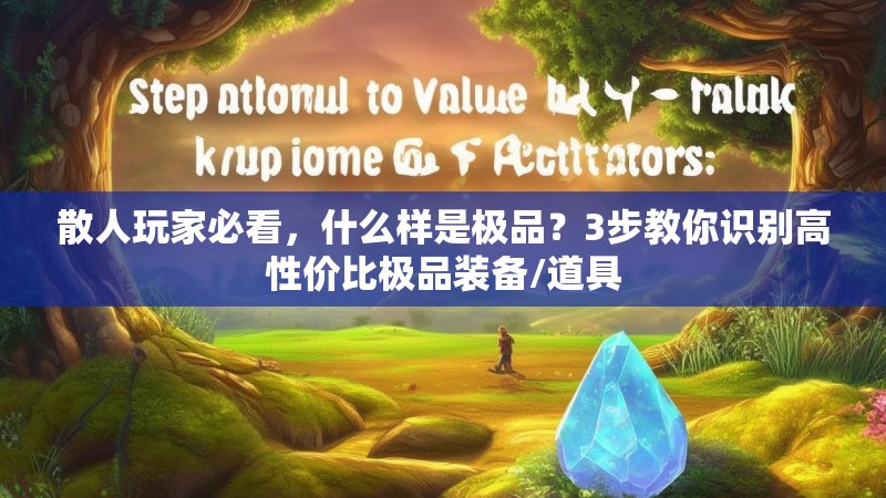 散人玩家必看，什么样是极品？3步教你识别高性价比极品装备/道具