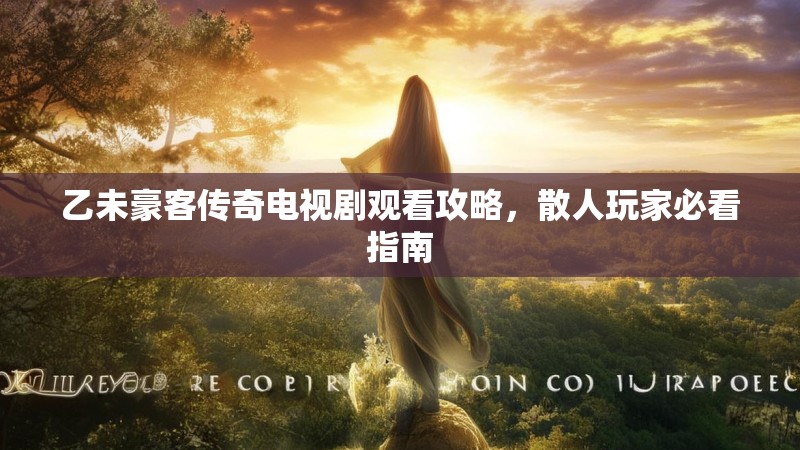 乙未豪客传奇电视剧观看攻略，散人玩家必看指南