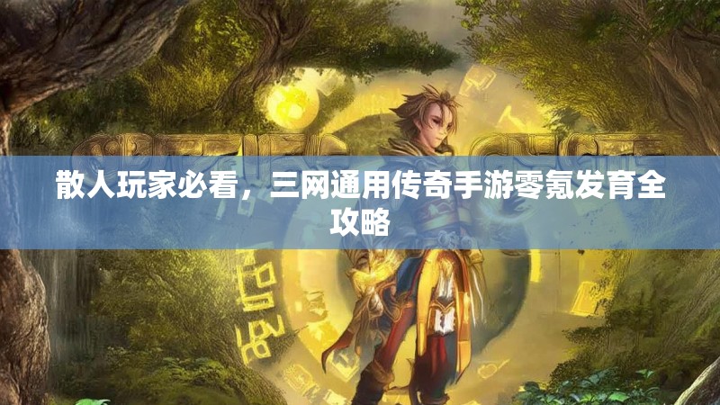 散人玩家必看，三网通用传奇手游零氪发育全攻略