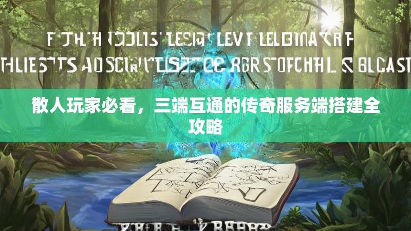 散人玩家必看，三端互通的传奇服务端搭建全攻略