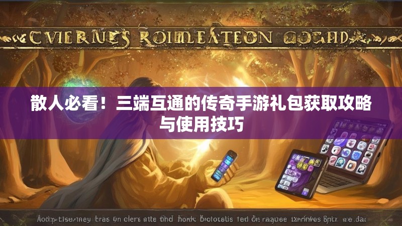 散人必看！三端互通的传奇手游礼包获取攻略与使用技巧