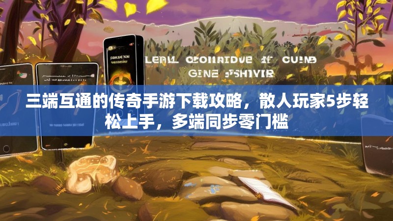 三端互通的传奇手游下载攻略，散人玩家5步轻松上手，多端同步零门槛