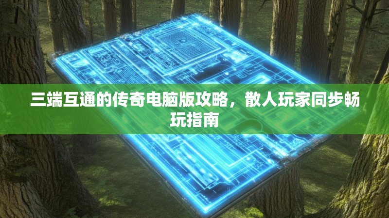 三端互通的传奇电脑版攻略，散人玩家同步畅玩指南