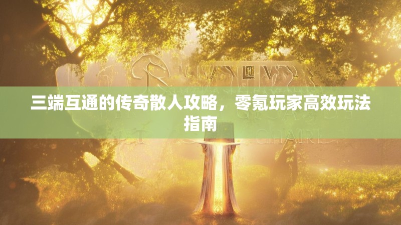 三端互通的传奇散人攻略，零氪玩家高效玩法指南