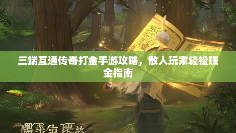 三端互通传奇打金手游攻略，散人玩家轻松赚金指南