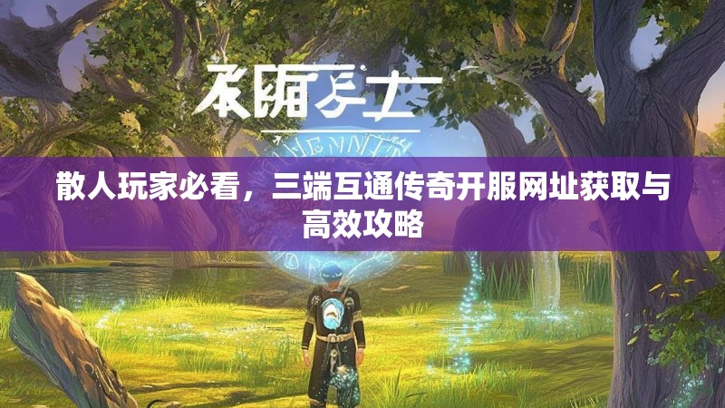散人玩家必看，三端互通传奇开服网址获取与高效攻略