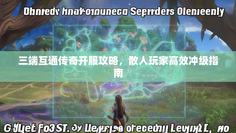 三端互通传奇开服攻略，散人玩家高效冲级指南