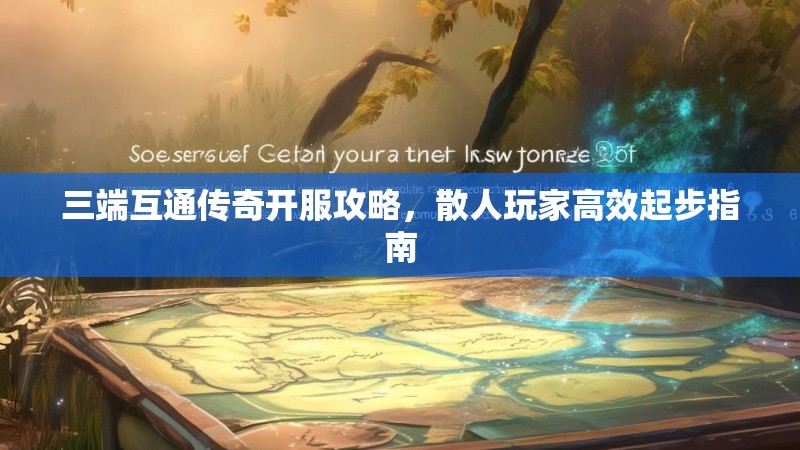 三端互通传奇开服攻略,散人玩家高效起步指南
