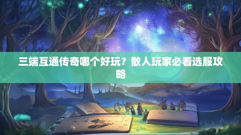 三端互通传奇哪个好玩?散人玩家必看选服攻略