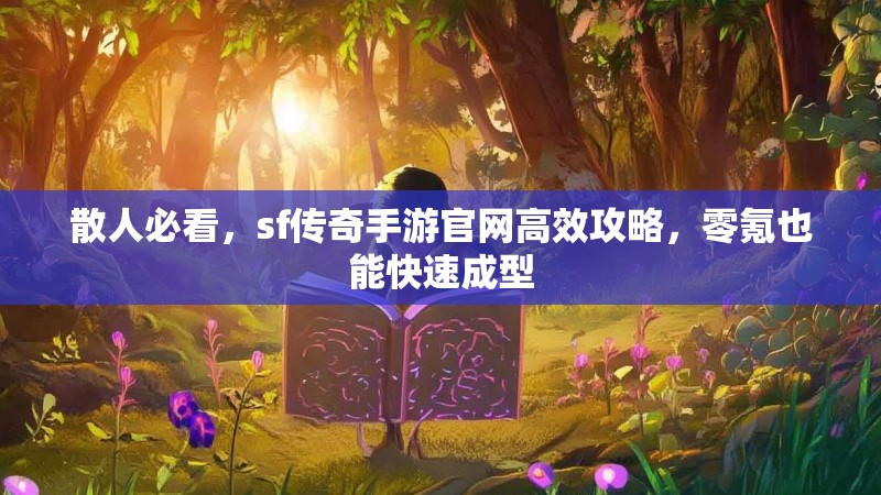 散人必看，sf传奇手游官网高效攻略，零氪也能快速成型