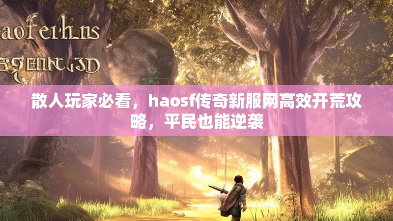 散人玩家必看，haosf传奇新服网高效开荒攻略，平民也能逆袭