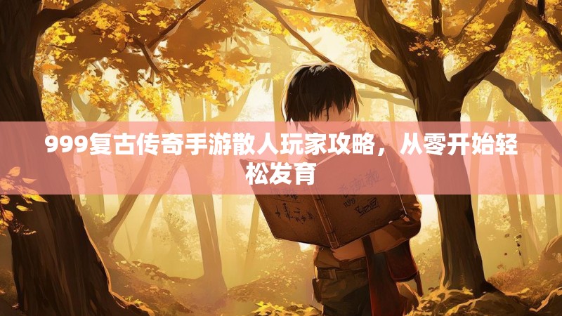 999复古传奇手游散人玩家攻略，从零开始轻松发育