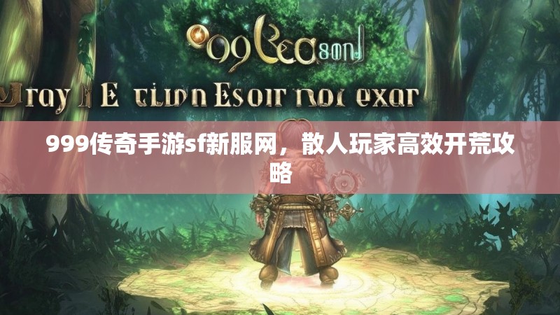 999传奇手游sf新服网，散人玩家高效开荒攻略