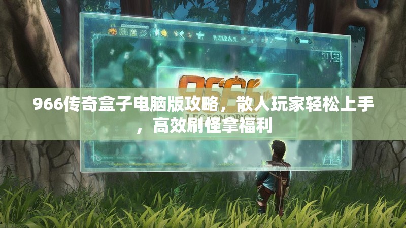 966传奇盒子电脑版攻略,散人玩家轻松上手,高效刷怪拿福利