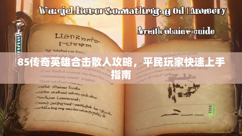 85传奇英雄合击散人攻略,平民玩家快速上手指南