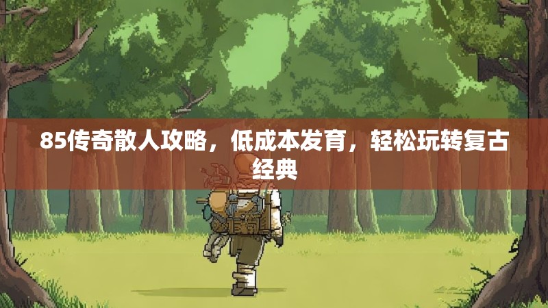 85传奇散人攻略，低成本发育，轻松玩转复古经典