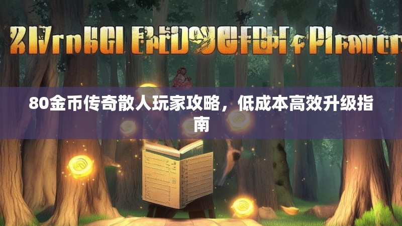 80金币传奇散人玩家攻略，低成本高效升级指南