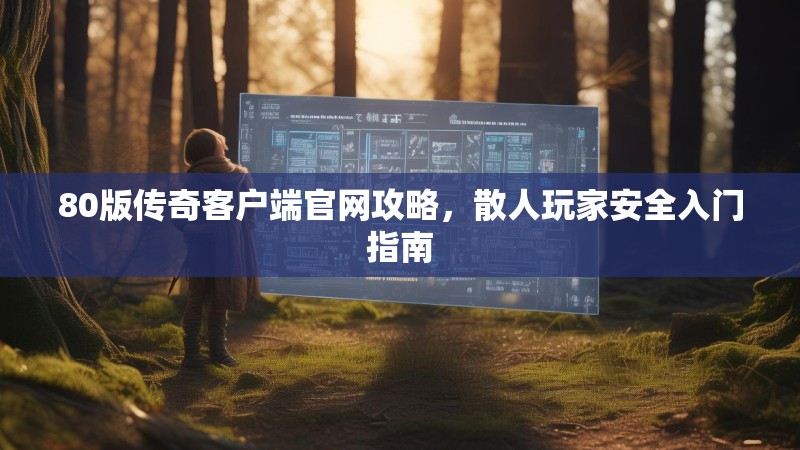 80版传奇客户端官网攻略，散人玩家安全入门指南