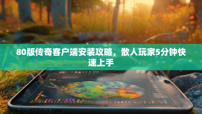 80版传奇客户端安装攻略，散人玩家5分钟快速上手