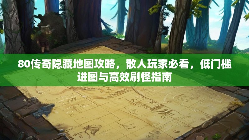 80传奇隐藏地图攻略,散人玩家必看,低门槛进图与高效刷怪指南