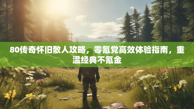 80传奇怀旧散人攻略，零氪党高效体验指南，重温经典不氪金