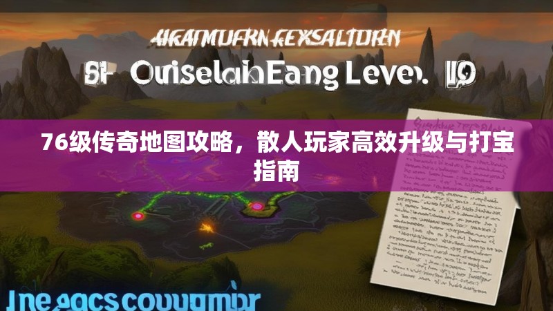 76级传奇地图攻略，散人玩家高效升级与打宝指南