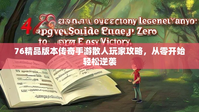 76精品版本传奇手游散人玩家攻略，从零开始轻松逆袭