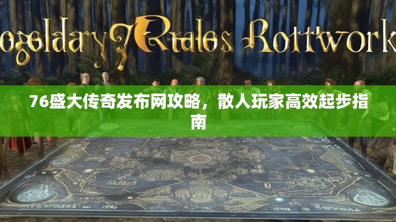 76盛大传奇发布网攻略，散人玩家高效起步指南