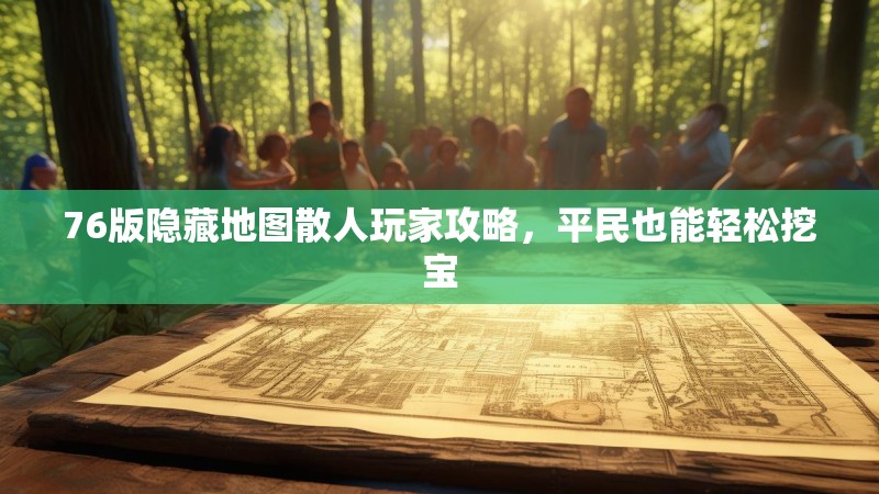76版隐藏地图散人玩家攻略，平民也能轻松挖宝