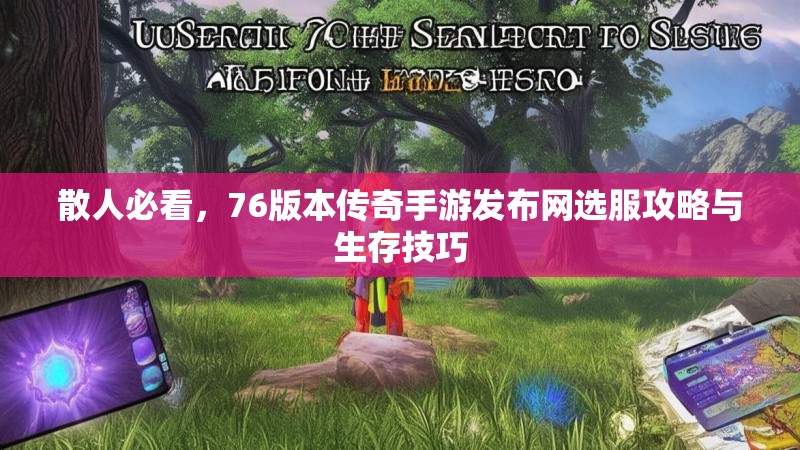 散人必看，76版本传奇手游发布网选服攻略与生存技巧