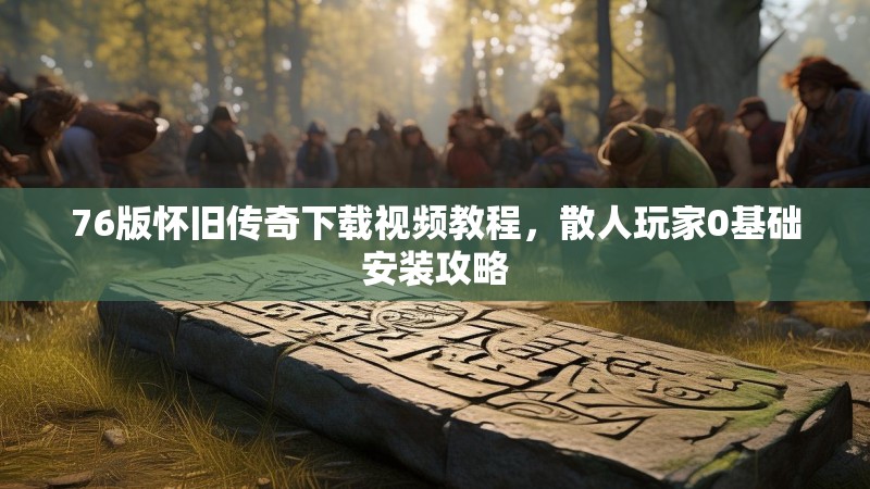 76版怀旧传奇下载视频教程，散人玩家0基础安装攻略
