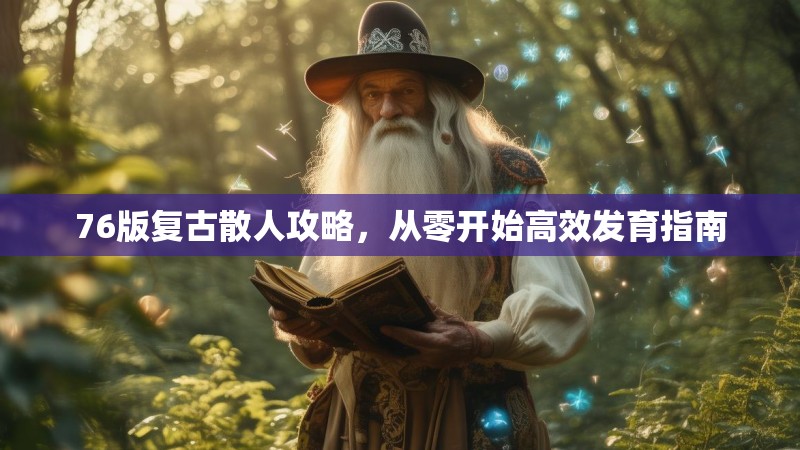 76版复古散人攻略，从零开始高效发育指南